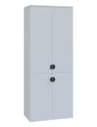 TN 5 - 74D kancelářská skříň, 4-dveřová, 1822x720x400, bílá